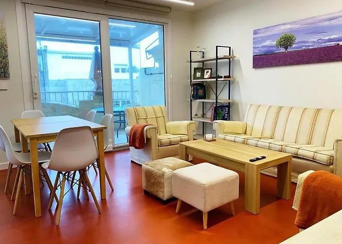 公寓 Piso Centrico Con Terraza Amplia Y Garaje